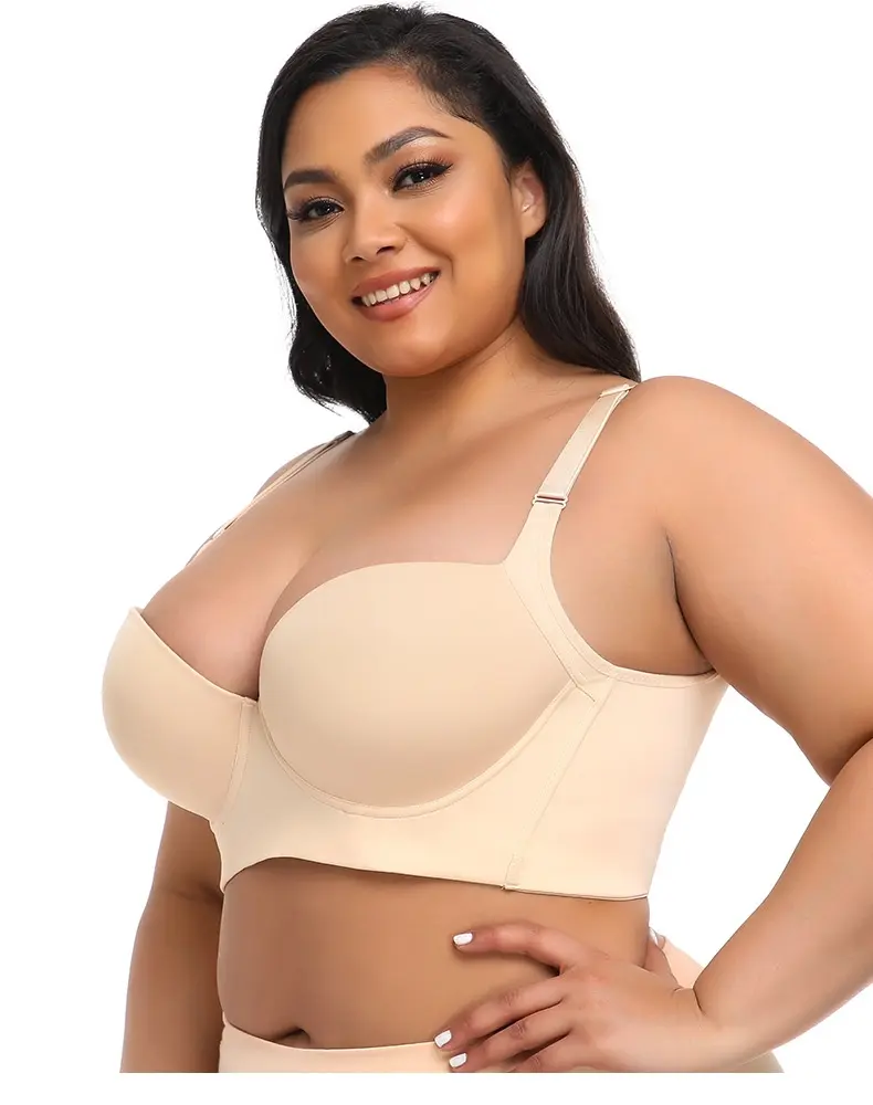 DUJ Brand Full Figure Minimizer Bra for Women – Uplift Anti-Sagging Bra with Firm Support, Slimming Silhouette & Trendy Daily Style