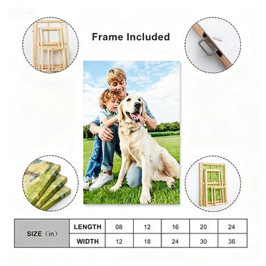 Customized photo canvas frames - Personalized canvas wall art that transforms your photos into exquisite framed wall art. Digitally printed canvas photos are the perfect choice for home décor and Mother's Day gifts.#mother‘s day #father's day