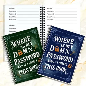 1pc Simple Password Book, Minimalist Advanced Address Password Manager With Website Password Quick Access Username And Password Storage Perfect For Home Office Internet Computer Logins, Great Holiday Gifts
