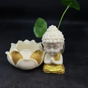 Baby Buddha on Lotus Statue / Ornament