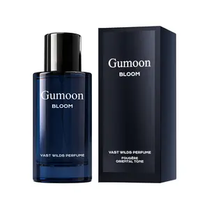 Gumoon BLOOM Eau de Parfum (50ml) — A unisex fragrance blending the fresh marine notes of bergamot, coconut, and amber, suitable for both men and women. A luxurious, aromatic woody scent with exceptional longevity, lasting up to 18 hours.