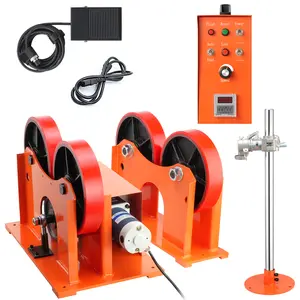 VEVOR 110V Turning Rolls Linkage Roller, Summervibes,Summervibes, , 1000KG/2205LBS Loading Welding Turning Roll, 25-1400mm Diameter, 80-1600 mm/min Rotary Welding Positioner & Welding Torch Stand for Welding Equipment Support