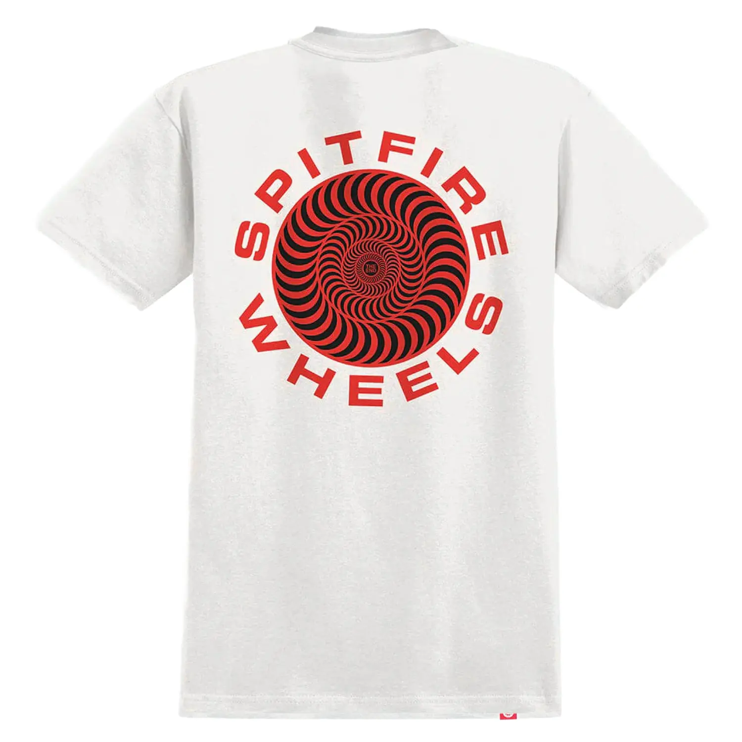 Spitfire Wheels Shirt Classic 87 Swirl Fill White/Red/Black