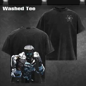 Atom Real Steel T-Shirt – The People's Champion Robot, Movie-Inspired Graphic Tee Menswear Top Casual Graphic Soft Seamless Tshirt