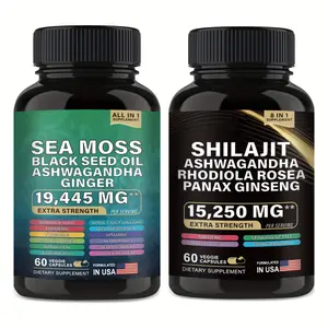 2025 Ultimate Vitality Duo – 2-in-1 Shilajit + Sea Moss Complex for Men | Energy, Weight Support & Immune Boost | 24-in-1 Adaptogen Formula