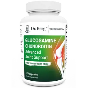 Glucosamine Chondroitin Advanced Joint Support with MSM - 120 Vegetable Capsules Supplement Healthcare Vitamin