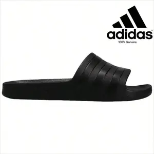 Adidas Adilette Aqua Slides Core Black F35550 Men's Fashion Slippers New
