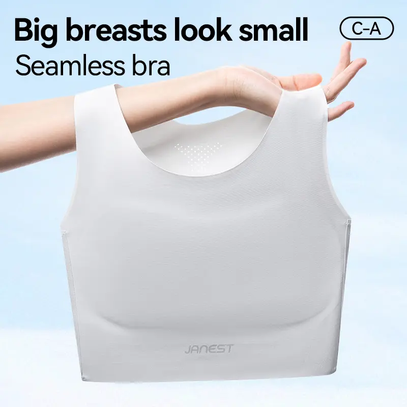 JANEST seamless bra, ultra-smooth shaping bra, breathable and comfortable, suitable for everyday wear, sports, and yoga.  Wireless bra, women's sports top jelly push-up bralette . Gym Workout Wear