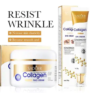 Travel - Friendly SADOER Collagen Set: Hydrate, Fight Aging & Erase Eye Bags