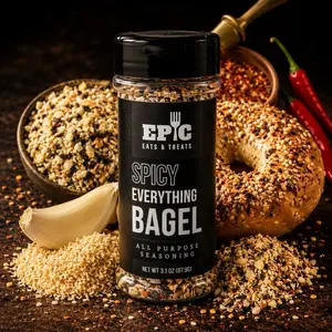 SPICY EVERYTHING BAGEL BLEND-EPIC EATS & TREATS Chicken Flavor Spice