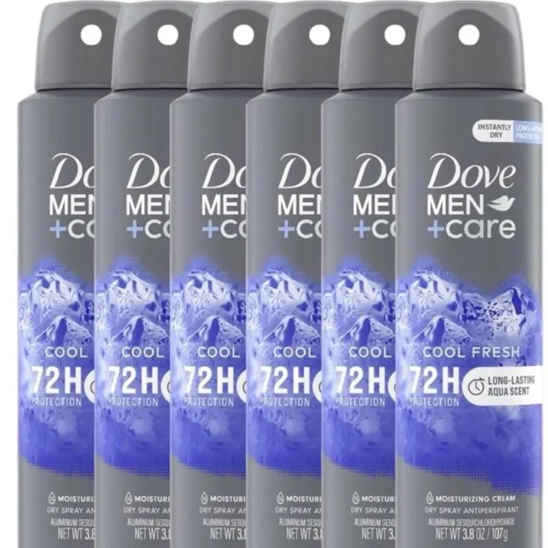 Dove Men Antiperspirant Deodorant Spray 2 Pack 72H Protection Long Lasting Energising  Scent Soothes Moisturises Skin