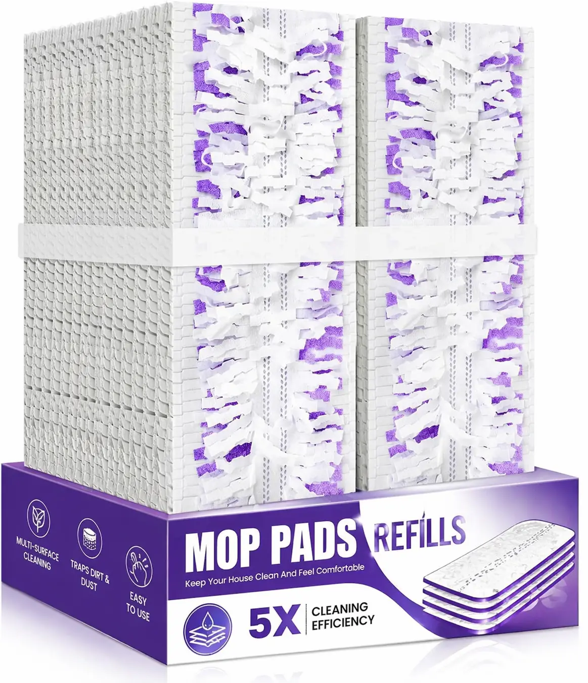 Power Mop Refill Pads – Disposable Wet & Dry Multi-Surface Cleaning