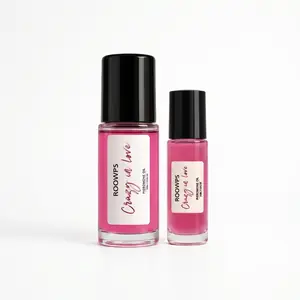 ROOWPS Crazy In Love Pheromones Women's Roll-On Body Perfume - Daily Wear Floral Woody Fragrance, Long-Lasting Travel-Friendly Size