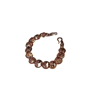 Pure Copper Wire Wrap Link Bracelet Unique Design Perfect for Self or Gifting Special Someone in Your Life