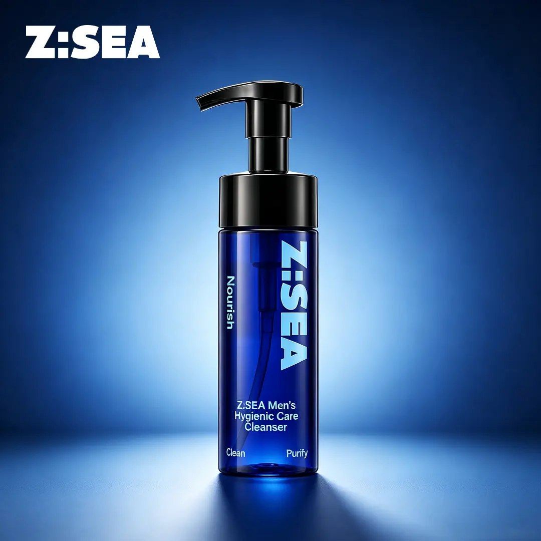 Z : SEA Men's Intimate Wash, pH-Balanced Foaming Cleanser for Odor Control, Gentle Daily Cleansing for Sensitive Skin, Liquid Body Care Beauty Products, Men's Stuff, 5.07 fl oz, Body Care Skin, Self Care Products