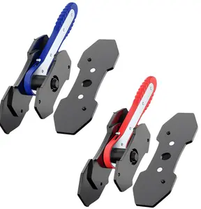 Brake Caliper Piston Press Tool - 360° Rotating RatchetWrench, Car Piston Spreader Pad Expander for Single, Dual &Quad Piston Disc Brakes, Effort-Saving Automotive BrakeRepair Tool, Portable Press-Fit Hand Wrench，Piezas para ampliar balatas de frenos