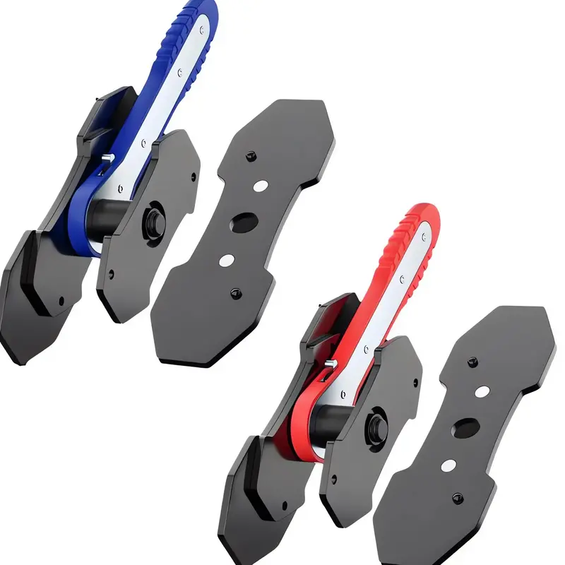 Brake Caliper Piston Press Tool - Universal Car Tools Wrenches with 360° Rotating Ratchet, Smooth Push, Compact and Portable Hand Fatigue-Reducing Manual Gear for Disc Brakes, Durable & Reliable Construction