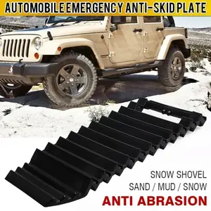 Universal Car Wheel Anti Skid Pad Emergency Tire Traction Mat Tire Ladder Track Grabber For Car Unstuck In Snow Ice Mud & Sand
