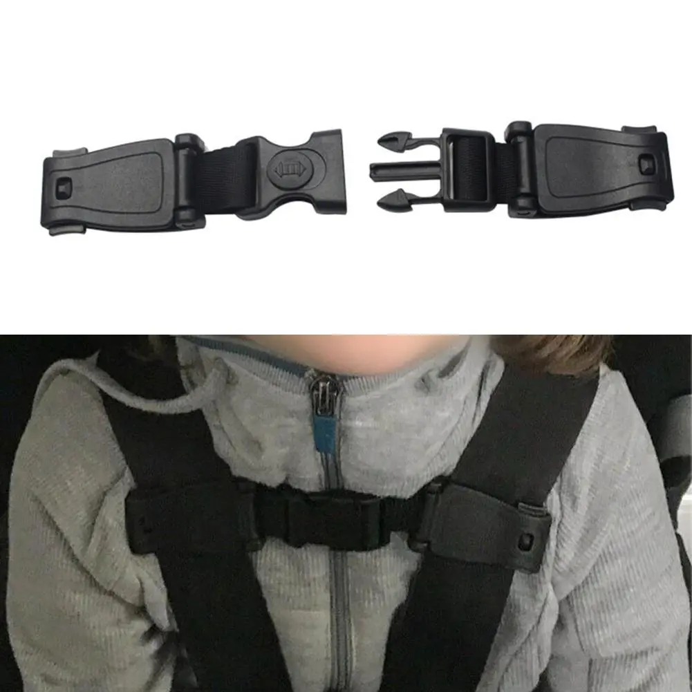 1pcs Premium Cars Baby Safety Seats Straps Belts Secure Your Baby Reliable Chest Clips Buckles ABS + Webbing Accessories