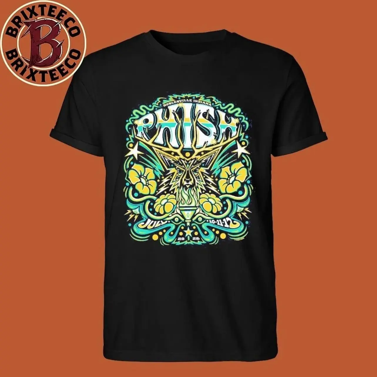 Phish Noblesville Indiana 2026 Limited Edition Event Tee At Ruoff Music Center On July 10 11 12 2026 T-Shirt 2LM