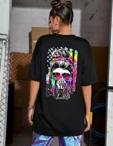 Hot Mess Express Graphic Tee, Neon Tie-Dye Retro Style, Mom's Gift tshirt ,hoodie, sweatshirt, Aesthetic tatoo merch summer outfits, style, streetwear, Nun top, vintage y2k graphic tees, Mother day