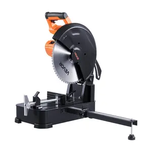 【Father's Day gift】VEVOR Chop Saw, 14-inch Stainless Steel Cold Cut Blade, 3500 W Powerful Brushless Motor, 750-1200 r/min Adjustable Speed, Metal Cutting Chop Saw for Metal Square and Flat Tubes, Steels (240V/60HZ)