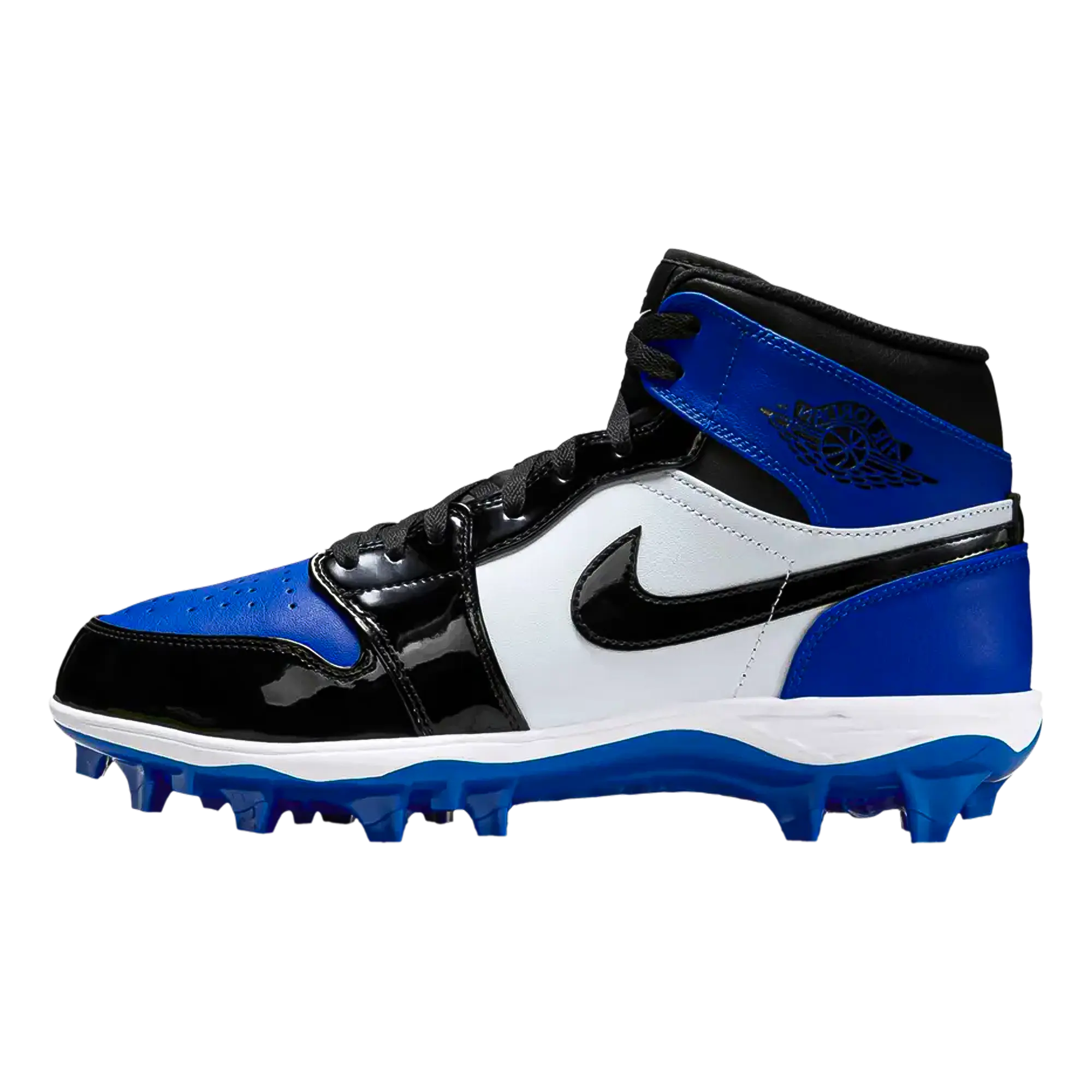Jordan 1 Mid TD Cleat "Game Royal Patent" FJ6805 401