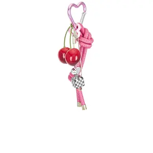 8 Other Reasons Bag Charms in Pink & Red