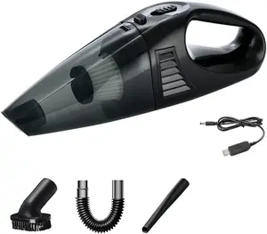 Cordless Handheld Vacuum Cleaner - Battery-Powered, Rechargeable, Quiet, Powerful Suction Mini Wet-Dry Vacuums for Car & Home Interior Cleaning (Lightweight, Easy-to-Carry), Battery-Powered Handheld Vacuums, Cordless Handheld Vacuums