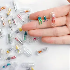 Random Color Mini Capsule Figurine, 20pcs CuteMiniature Figurine, Micro Scene Character Model,Perfect for Micro Landscape Decoration, Home Decor Ornaments, Cute Miniature Figurines, Decorative Figurines, Decorative Figures
