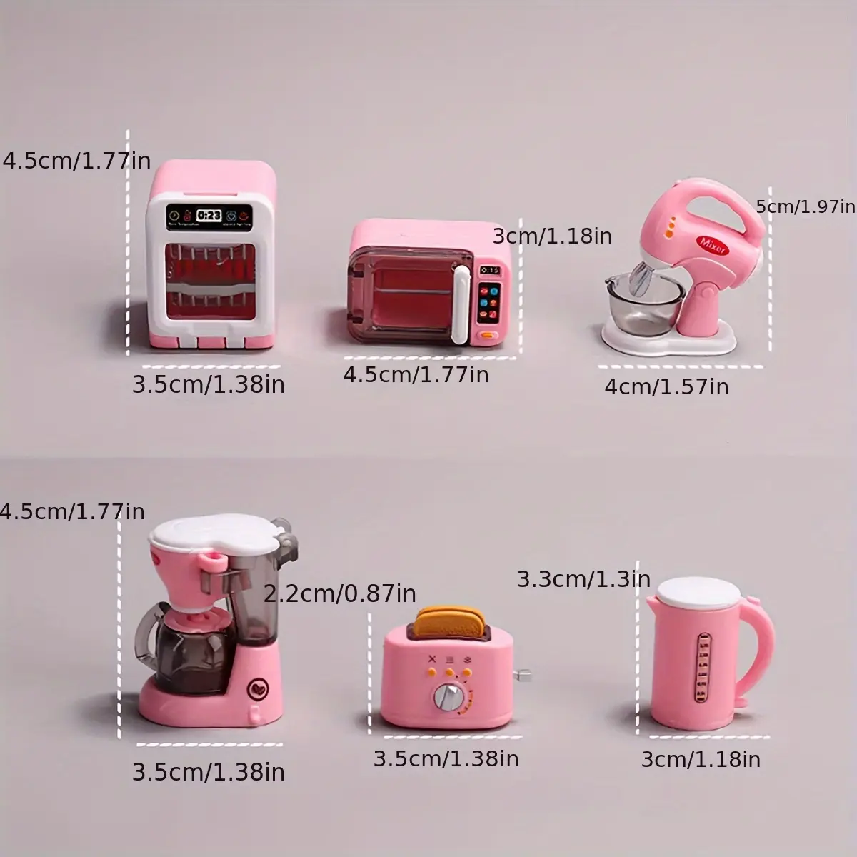 1 Set of Fun Miniature Kitchen Baking Props, Scene Miniature Kitchen, Suitable for Scene Setup, DIY Miniature Scene Accessories, Home Desktop Decoration. Requires Manual DIY Assembly