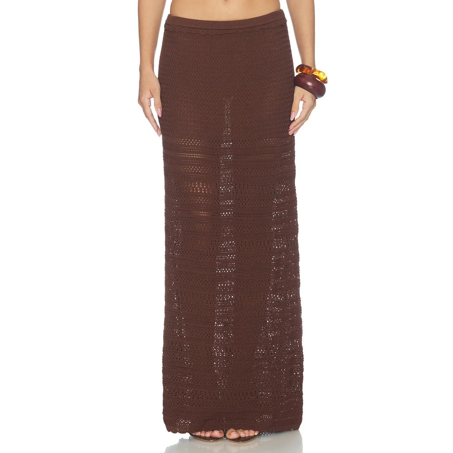 DEVON WINDSOR Wynne Skirt in Cocoa