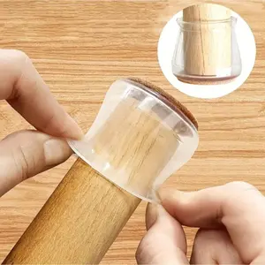 Chair Leg Protector, Chair Leg Cover, Silent Anti-slip Chair Leg Cover, Furniture Hardware for Home Office, Home Accessories
