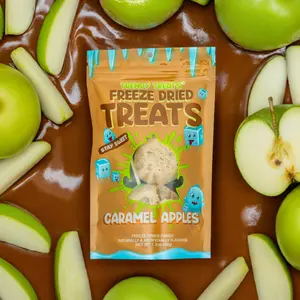 Freeze Dried Caramel Apple Pops Crunchy (2)
