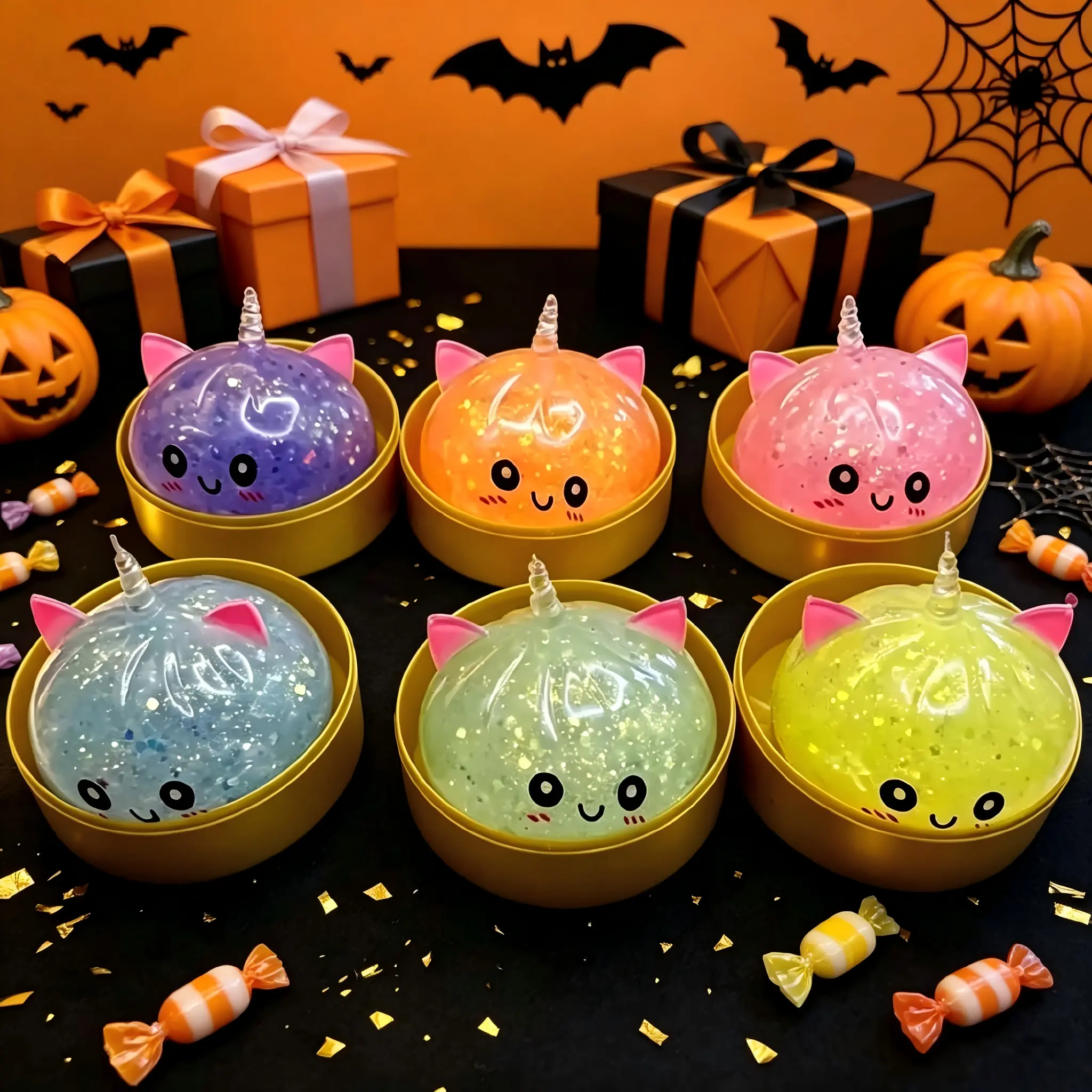 1PC Kawaii Sparkly Beaded Dumplings Squishy - 2026 New Random Color, TPR Soft, Kids-Safe Unisex Steamed Bun Squeeze Toy, Sensory Fidget Squishies for Stress Relief & ADHD Support