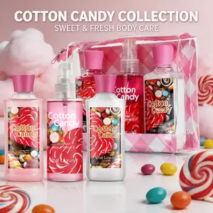 Vital Luxury Fragrance Body Care Travel Set - 3x3oz Cosmetic Items (Shower Gel, Moisturize Lotion, Nozzle Body Mist) - TSA-Friendly, Waterproof Pouch - Ideal Gift for Women - Gym, Vacation Use - Toiletries Organizer