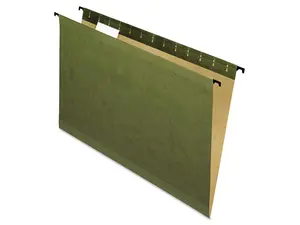 Pendaflex 615315 Poly Laminate Hanging Folders, Legal, Green, 20/Box, 1 Box