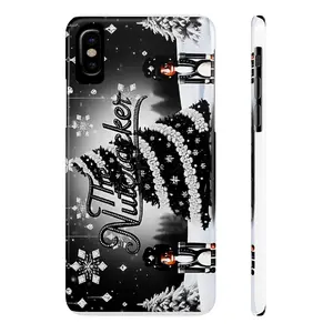 Black Nutcracker iPhone Case, Christmas Phone Cover, Holiday Phone Protector, Festive Nutcracker Slim Case, Phone Accessory