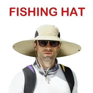 outdoor fishing hat -breathable textile material,sunscreen,woven fabric-ldeal for summer hiking and camping