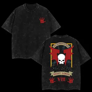 Night Lords - Ave Dominus Nox - Warhammer 40k T Shirt made of high quality washed cotton soft and durable new arrival perfect for fans of the grimdark future unisex design casual streetwear style