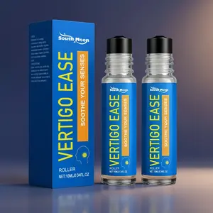 Buy 1 Get 1 Free,Vertigo Ease Aromatherapy Roll-on- Essential Oils for Dizziness & Nausea -Marigold,Peppermint - 10ml relief soothes Effective Headache black friday Body soothing