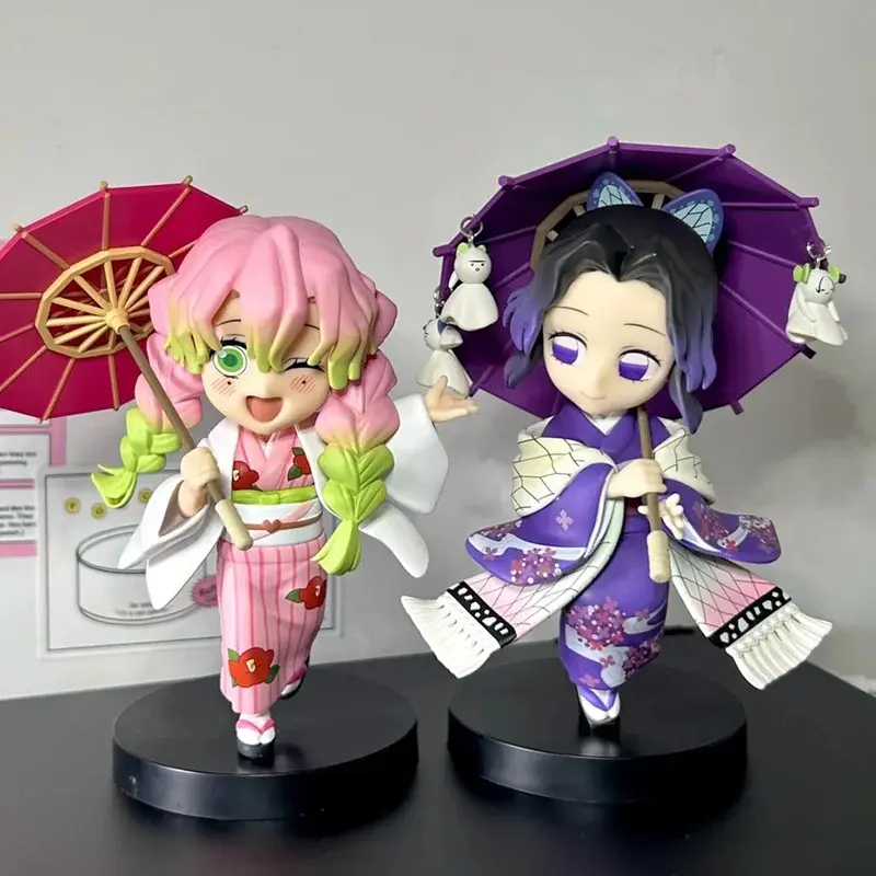 New Demon Slayer: Kimetsu No Yaiba Anime Figures, Plum Rain Series Blind Box (Blind Bags) - Collectible Set, Random 1pcs with Box, PVC-Free Warrior Action Figure Toys for Hobbies & Novelty Play
