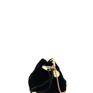 Pre-owned PRADA material Bucket Bags Triangle Logo Drawstring Pouch Bucket Bag Velvet Mini by Rebag