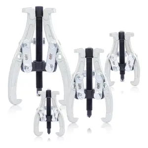 Orion Motor Tech Gear Puller Set,Gold/ Silver 3" 4" 6"/ 3" 4" 6" 8" Jaw Puller Kit for Pulley Gear Bearing Flywheel Removal, Heavy Duty Pulley Puller with Reversible Jaws 4 pcs Bearing Puller Tool Kit, truck stuff,Automotive Remover, fathersdaygift