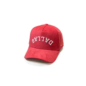 Corduroy USD snapback - RED