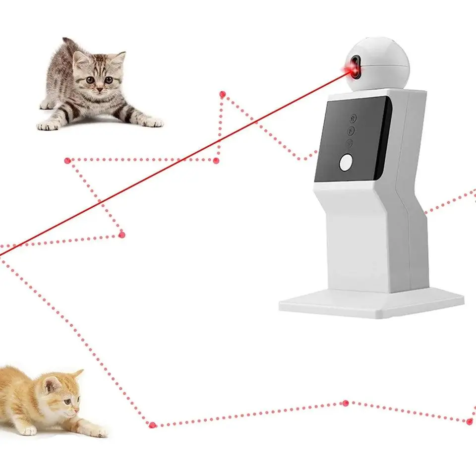 ATUBAN Cat Laser Toy Automatic,Random Moving Interactive Laser Cat Toy for Indoor Cats,Kittens,Dogs,Cat Red Dot Exercising Toy