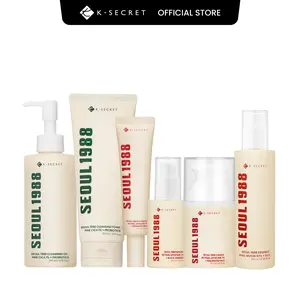 [KSECRET Official] SEOUL 1988 Retinal Night Routine Set | Retinal Trio + Snail Essence + Cleansing Duo | Full Overnight Skin Renewal Care