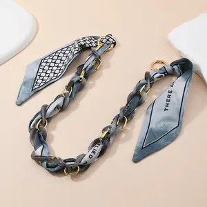 Acrylic Handheld Chain Bag Strap for Stylish Tote Bags, Durable Linking Chain Design for Versatile Use, Perfect Accessory for Fashion Lovers