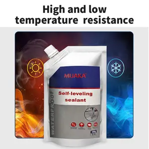 Mijaka Self-Leveling Rapid-Cure Joint Filler for Concrete Crack Repair 24H Traffic Ready Waterproof High & Low Temperature Resistance
