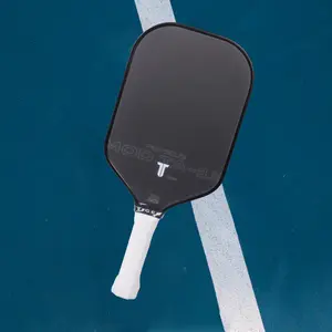 Tiger MOD TA-15 Lightweight T700 Carbon Fiber Pickleball Racket High-quality Club Cold-Pressed Design White Edge for Male & Female Players